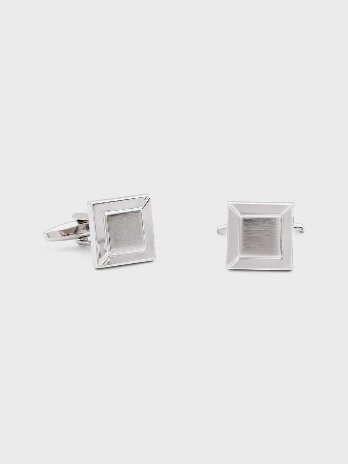 Boutons De Manchette Homme En Acier - 85-0020-N
