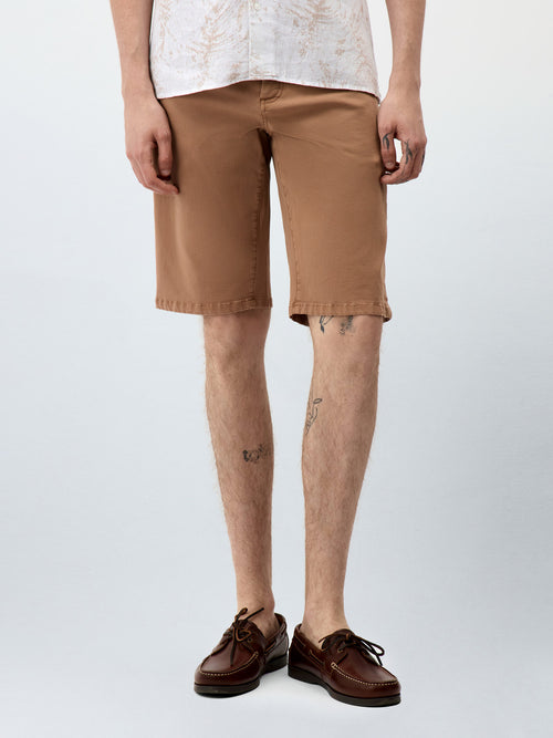 Bermuda en coton stretch rose - Father & Sons - 1