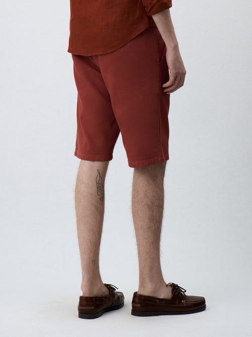 Bermuda en coton stretch terracotta - Father & Sons - 2