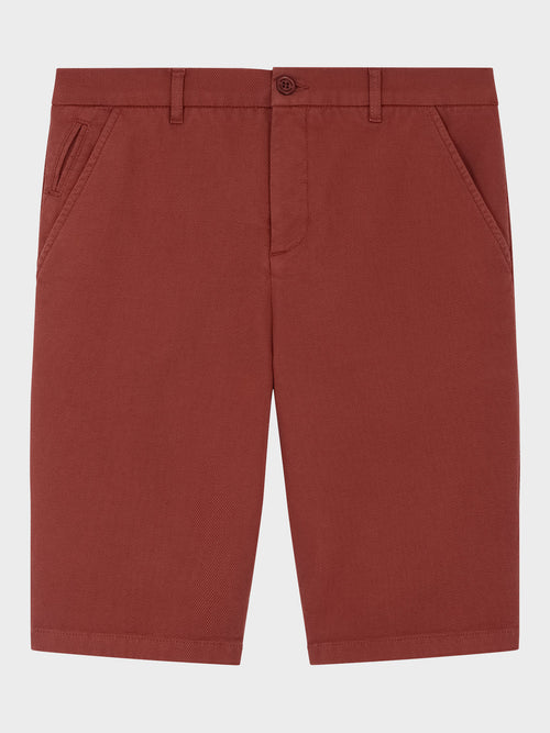 Bermuda en coton stretch terracotta - Father & Sons - 4