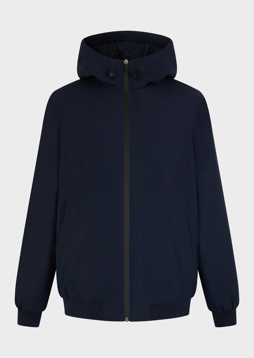 Blouson bleu jeans à capuche - Father & Sons - 4