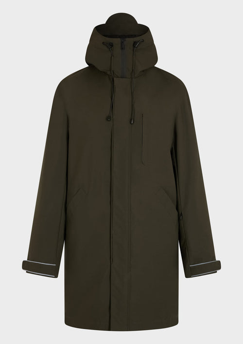 Parka Spontané unie kaki à capuche - Father & Sons - 1