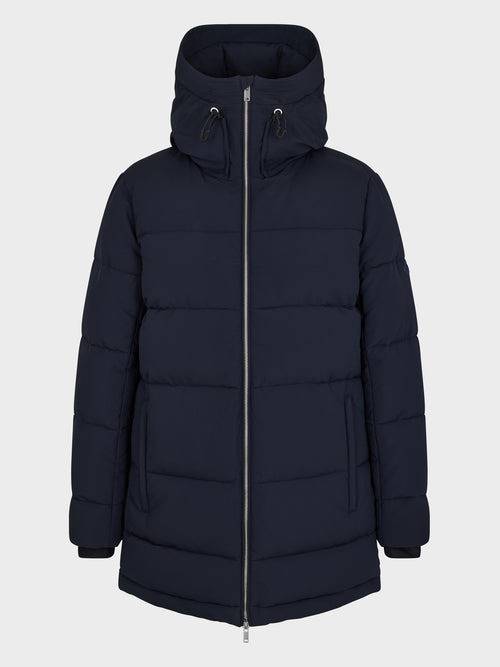 Parka matelassée bleu marine à capuche - Father & Sons - 8