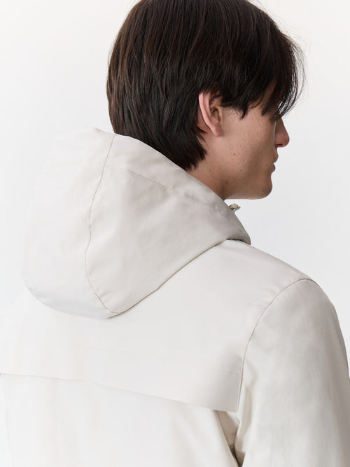 Parka écrue à capuche - Father & Sons - 4