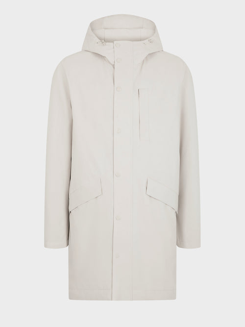 Parka écrue à capuche - Father & Sons - 8