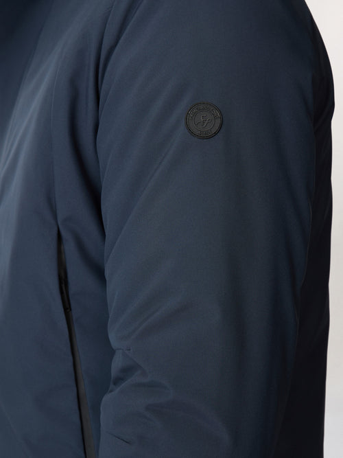 Parka bleu marine à capuche - Father & Sons   - 6