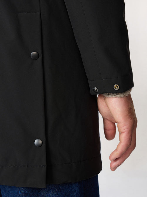 Parka noire à capuche - Father & Sons   - 5