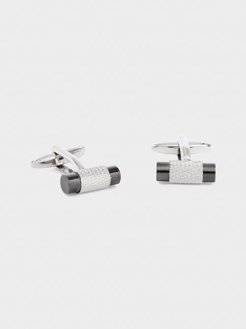 Boutons de manchettes avec inserts noirs - Father & Sons - 1