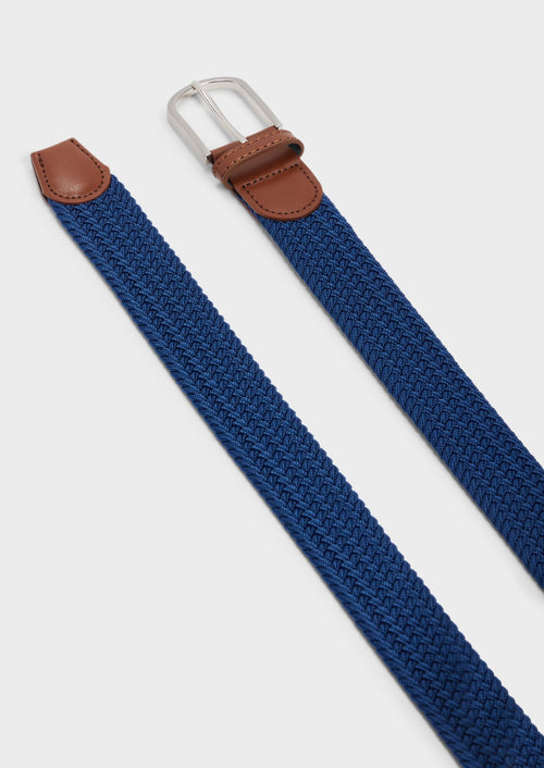 Ceinture tressée bleu jeans - Father & Sons - 2