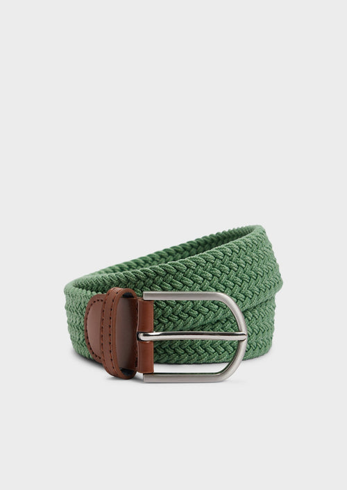 Ceinture tressée verte - Father & Sons - 1