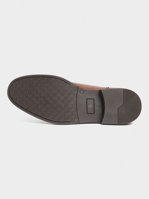 Bottines Chelsea en cuir lisse cognac - Father & Sons - 3