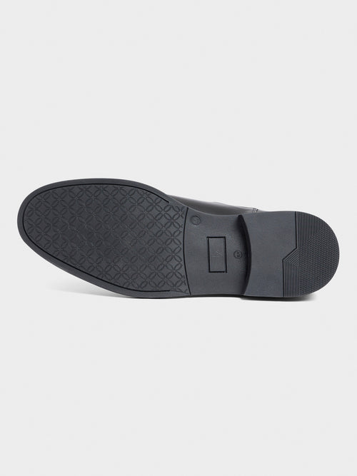 Bottines Chelsea en cuir lisse noir - Father & Sons - 3