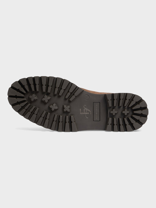 Bottines Chelsea en cuir nubuck marron - Father & Sons - 3