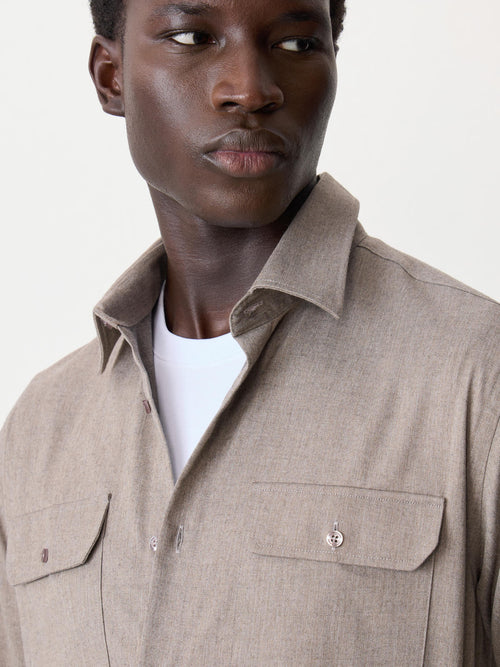 Surchemise marron - Father & Sons - 3