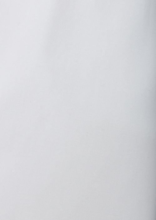 Chemise habillée Slim en satin uni blanc - Father & Sons - 2