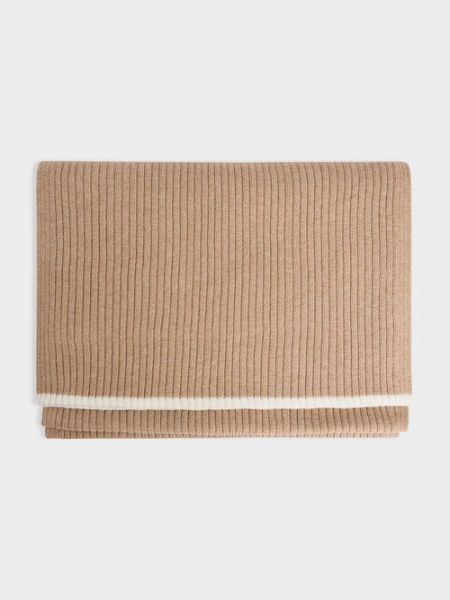 Coffret cadeau bonnet et écharpe camel - Father & Sons - 3
