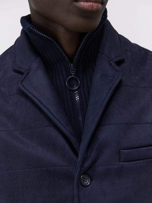 Doudoune light sans manches bleu marine - Father & Sons - 4