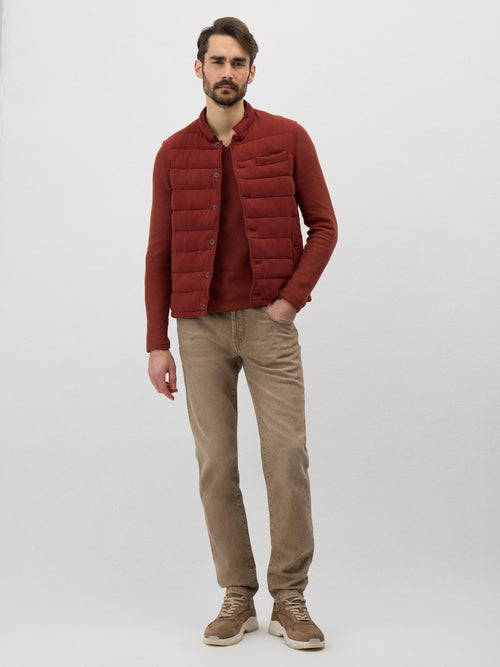 Doudoune sans manches terracotta - Father & Sons - 5