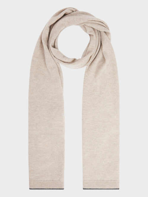 Echarpe en cachemire beige - Father & Sons - 1
