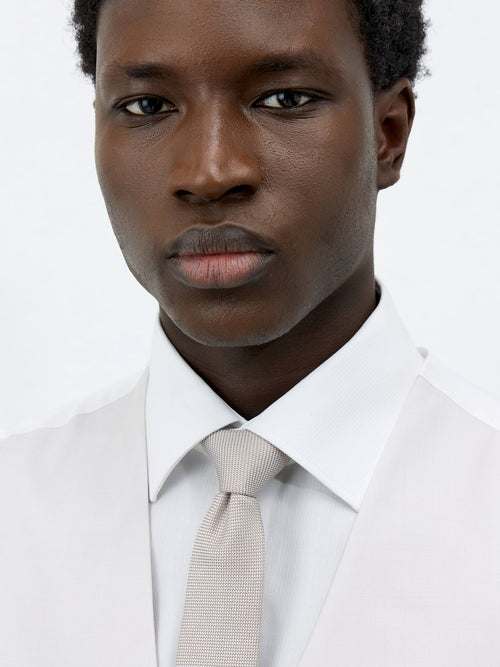 Gilet de costume en laine écrue - Father & Sons - 3