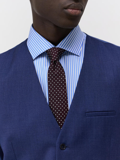 Gilet de costume en laine bleu cobalt - Father & Sons - 2