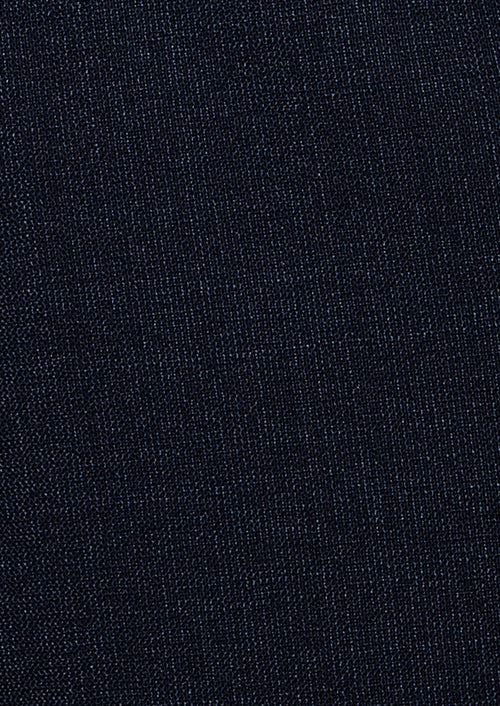 Gilet de costume voyage en laine unie bleu marine - Father & Sons - 3
