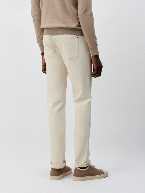 Jean Jack Regular en coton stretch écru - Father & Sons - 2