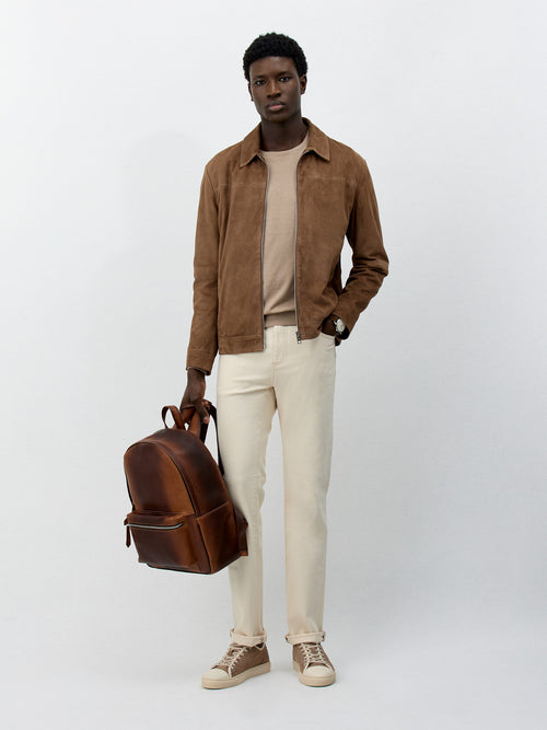 Jean Jack Regular en coton stretch écru - Father & Sons - 4