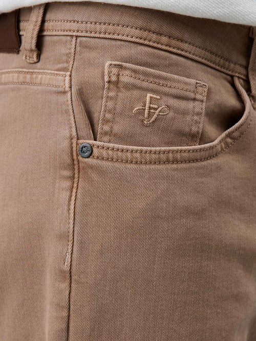 Jean Jody Slim en coton mélangé rose - Father & Sons - 3