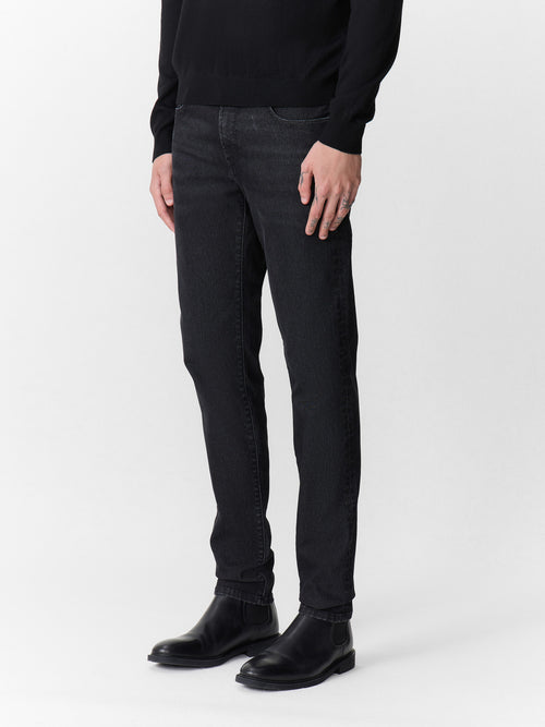 Jean Jody slim en coton stretch anthracite - Father & Sons - 1