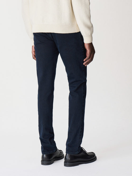 Jean Jim slim en coton stretch bleu marine - Father & Sons - 2