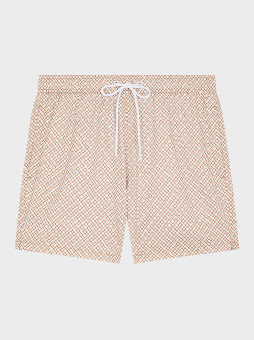 Maillot de bain à motif rose - Father & Sons - 1