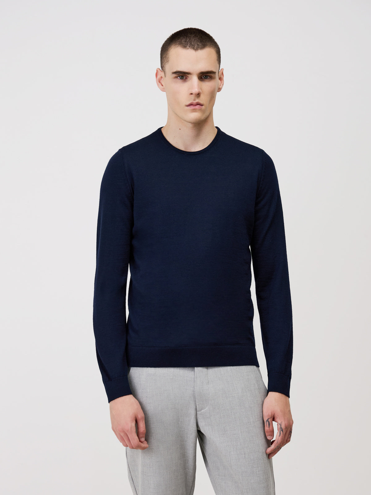 Pantalon Homme Brooks Brothers - Bleu Marine - Taille 40 X 32 - Laine Mérinos Et élasthanne - Coupe Régente - Neuf Avec étiquettes