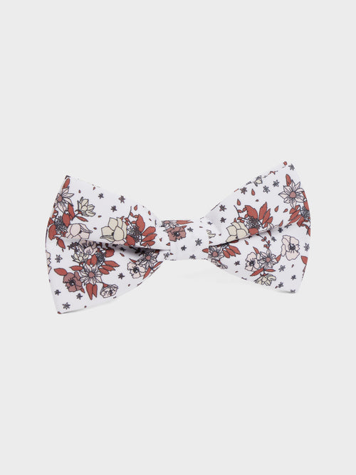 Noeud papillon à motif fleuri rose - Father & Sons - 1