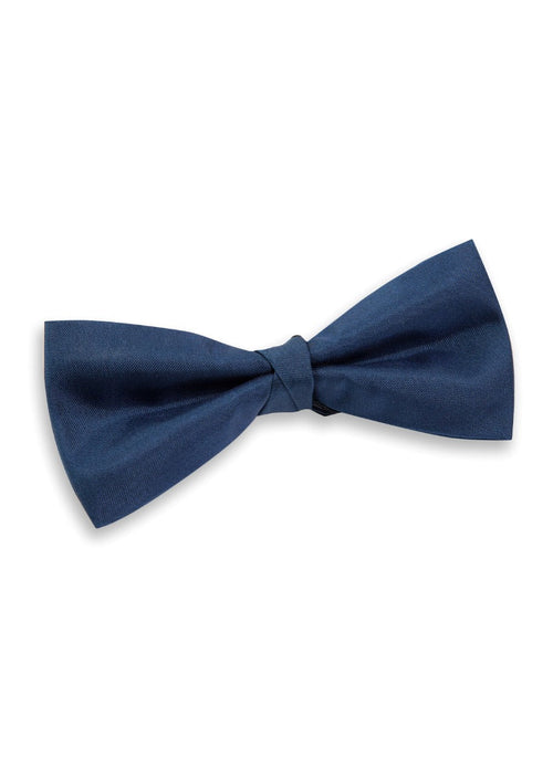 Noeud-papillon en soie unie marine - Father & Sons - 1