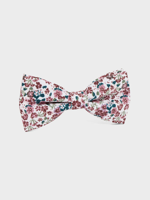 Noeud papillon à motif fleuri violet - Father & Sons - 1
