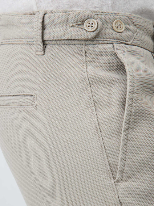 Chino slack slim en coton stretch beige - Father & Sons - 3