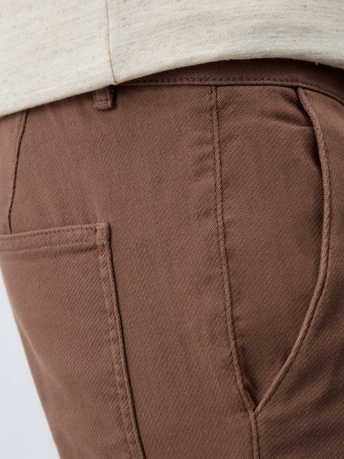 Chino slack regular en coton stretch rose - Father & Sons - 3