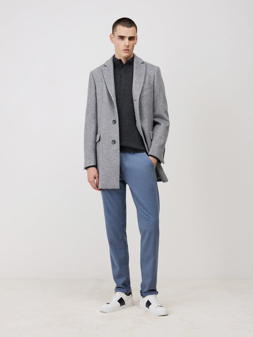 Chino slack skinny bleu turquin - Father & Sons - 4