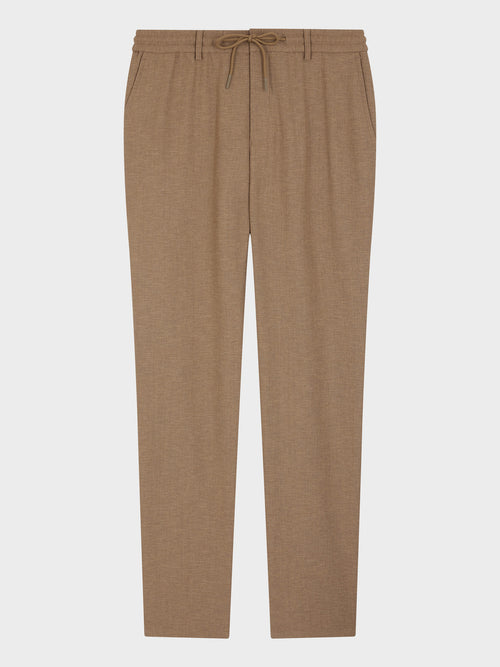 Pantalon casual skinny marron - Father & Sons - 5