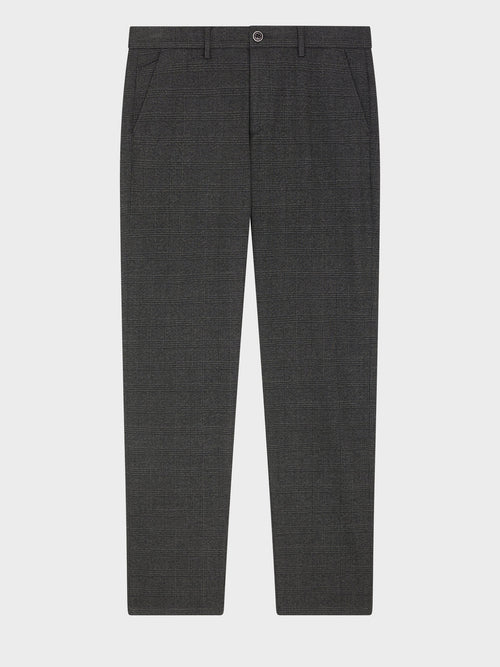 Chino slack regular anthracite Prince de Galles - Father & Sons - 5