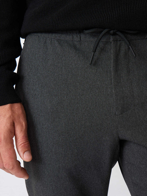 Pantalon casual slack skinny 7/8 anthracite - Father & Sons - 4