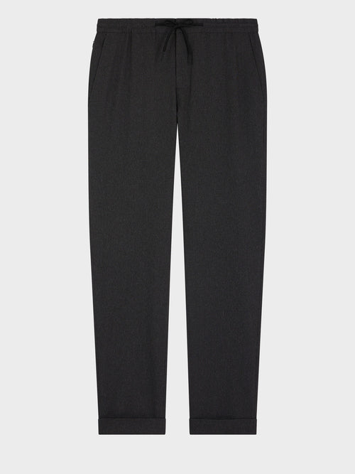 Pantalon casual slack skinny 7/8 anthracite - Father & Sons - 6