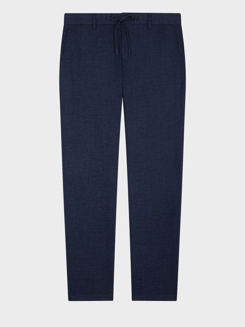 Pantalon casual slack regular bleu indigo - Father & Sons - 5