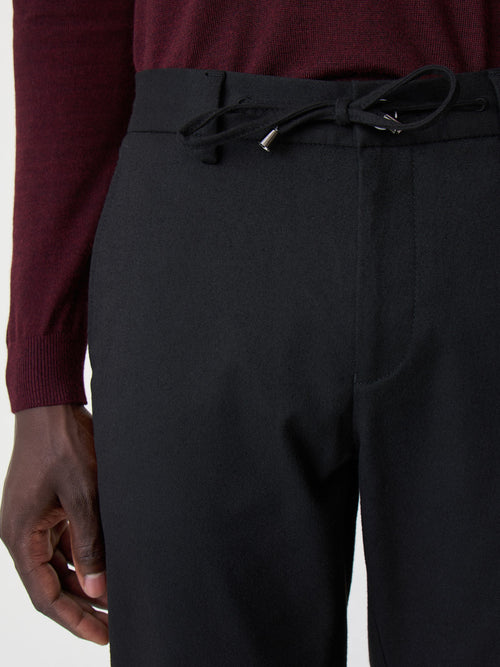 Pantalon casual slack regular noir - Father & Sons - 3