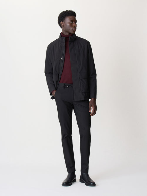Pantalon casual slack regular noir - Father & Sons   - 4