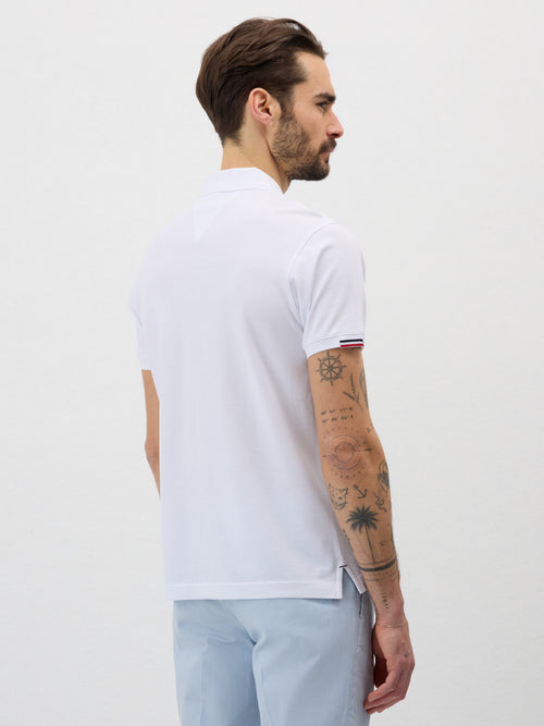 Polo Slim en coton blanc - Father & Sons - 2