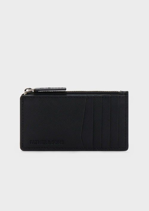 Portefeuille en cuir noir - Father & Sons - 1
