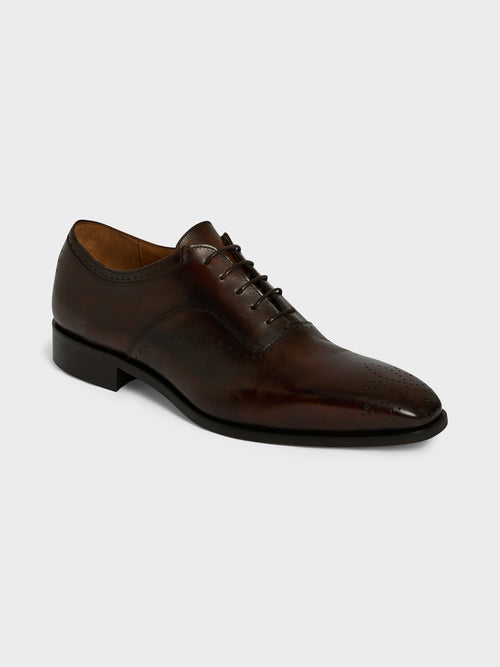 Richelieus en cuir lisse marron - Father & Sons - 1
