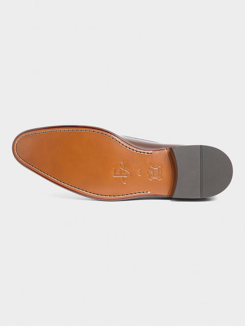 Richelieus en cuir lisse marron - Father & Sons - 3